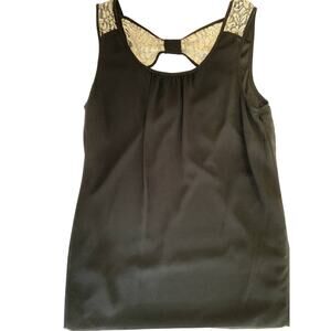 A. BAYER Black Knee Length Straight Line Dress with lining Size Medium
